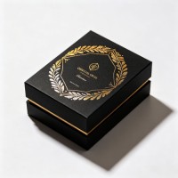 High End Rigid Drawer Gift Box Embossing Hot Stamping Essential Oil Perfume Packaging Box