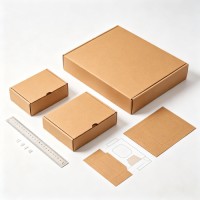 Wholesale Flat Fold Auto Lock Mailer Box Blank White Aircraft Shipping Box No Glue Assembly For E-commerce Packaging