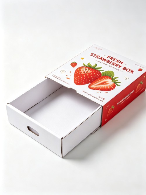 Various Structure Custom Printed Corrugated Fruit Packaging Boxes Wholesale For Commercial Packing