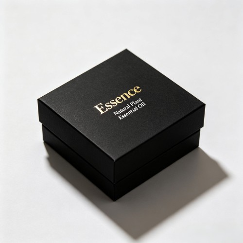 High End Rigid Drawer Gift Box Embossing Hot Stamping Essential Oil Perfume Packaging Box