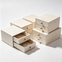 Luxury Paper Drawer Slide Rigid Box Custom Logo Gift Pull Out Drawer Packaging Box