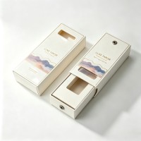 Custom Printed Luxury E-Cigarette Packaging Box, White Background Matte Lamination Gold Hot Stamping Rigid Box For Pod