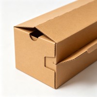 Wholesale Flat Fold Auto Lock Mailer Box Blank White Aircraft Shipping Box No Glue Assembly For E-commerce Packaging
