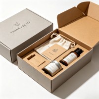 High-End Rigid Paper Gift Box OEM Brand Logo Printing for Large Company Corporate Gift Order