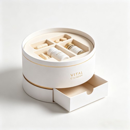 Custom Multi-Shape Rigid Boxes for Health Supplement & Vitamin Packaging