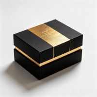 High End Rigid Drawer Gift Box Embossing Hot Stamping Essential Oil Perfume Packaging Box