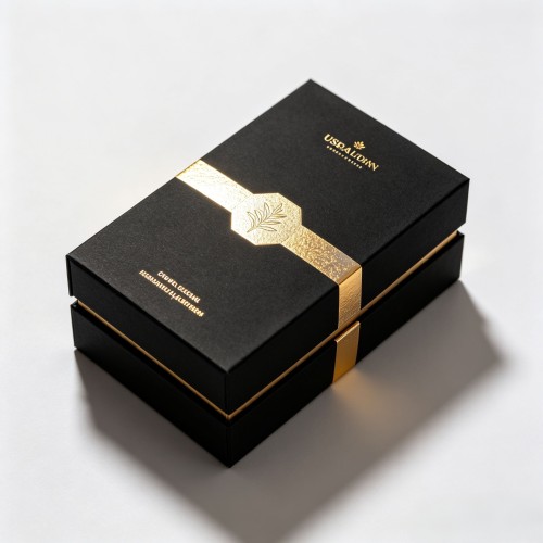 High End Rigid Drawer Gift Box Embossing Hot Stamping Essential Oil Perfume Packaging Box