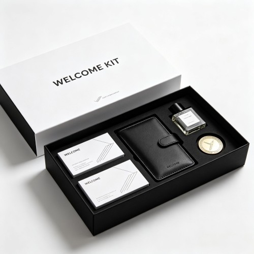 High-End Rigid Paper Gift Box OEM Brand Logo Printing for Large Company Corporate Gift Order