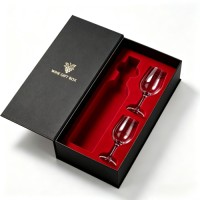 Luxury Flip Top Rigid Cardboard Gift Box Custom Logo Printing with Velvet Foam Insert for Corporate Business Gifts